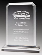 Rectangular Crystal Clear Award