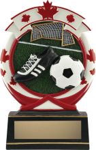 Maple Leaf Soccer Resin