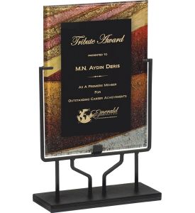 Sunset Sands Acrylic Art Plaque and Stand