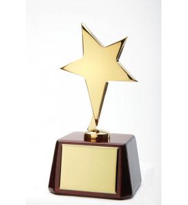Star Awards Rosewood Gold Star