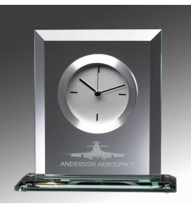 Glass Clocks Bevelled Edge