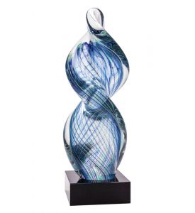 Art Glass Twisted Light