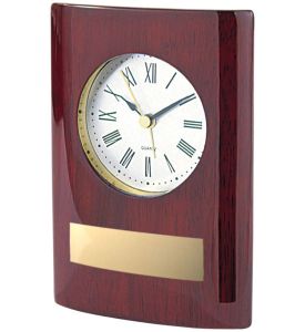 Rosewood Stand-Up Clock