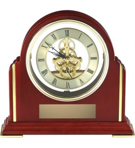 Rosewood Skeleton Clock