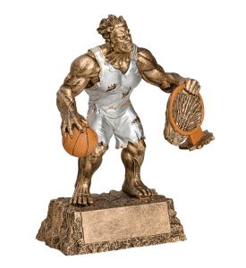 Resin Trophy Monster Basketball