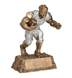 Resin Trophy Monster Football