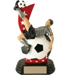 All Star Soccer Player Male Resin