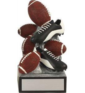 Stacked Balls Football Resin