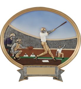 Baseball Easel Resin 