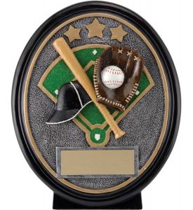 Three Star Baseball Resin