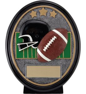 Three Star Football Resin