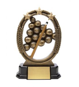 Resin Award Tri-Star Billiards