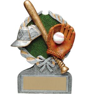 Vintage Wreath Baseball Resin