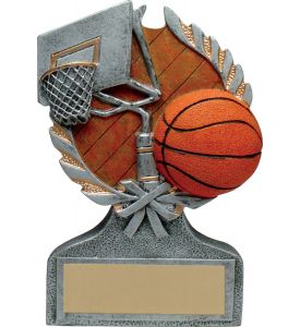 Vintage Wreath Basketball Resin