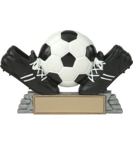 Classic Soccer Ball &amp; Shoes Resin