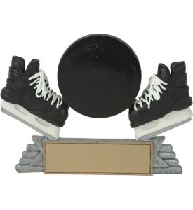 Classic Puck &amp; Skates Resin