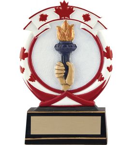 Maple Leaf Victory Resin