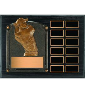 Legends of Fame Annual Golf Resin