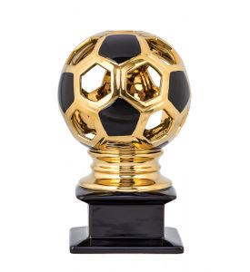 Ceramic Award Ceramic Soccer Gold