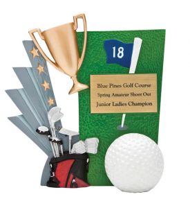 Resin Award Starburst Golf Stand