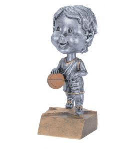 Resin Trophy  Bobblehead Male Basketball