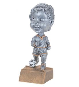 Resin Trophy Bobblehead Soccer F.