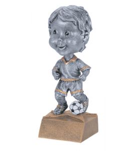 Resin Trophy Bobblehead Soccer M.