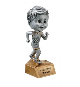 Resin Trophy Bobblehead Track M.