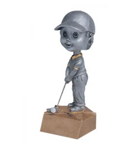 Resin Trophy Bobblehead Golf M.