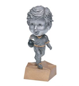 Resin Trophy Bobblehead Bowling M.