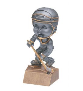 Resin Trophy Bobblehead Hockey M.