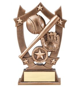 Shield Stars Resin Baseball