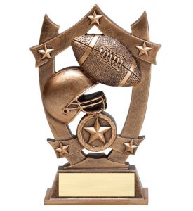 Shield Stars Resin Football
